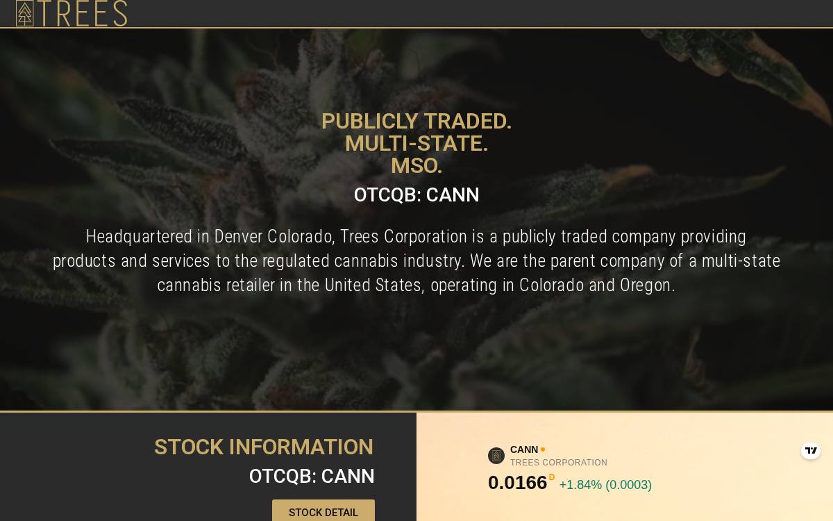 General Cannabis website preview