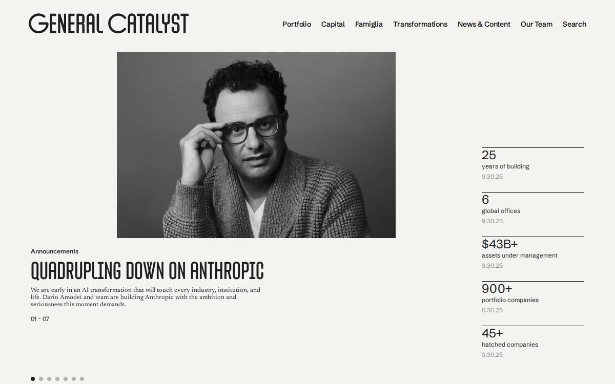 General Catalyst website preview