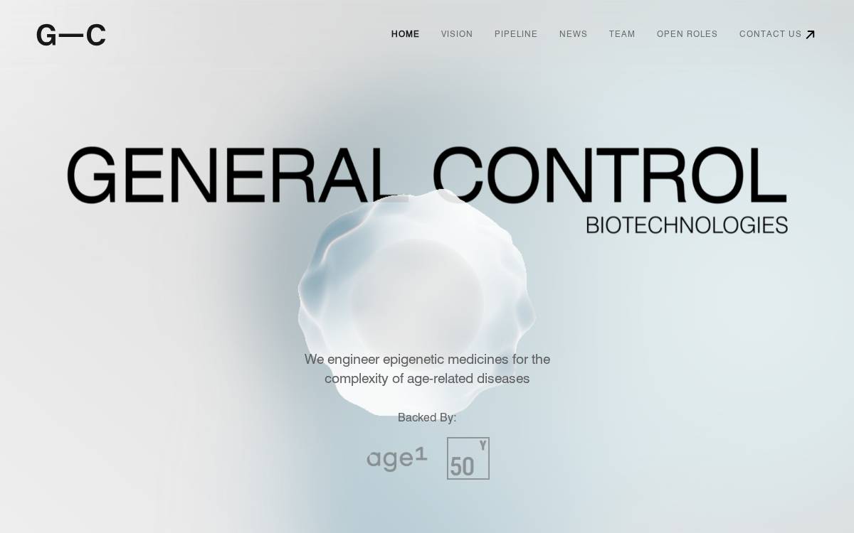 General Control website preview