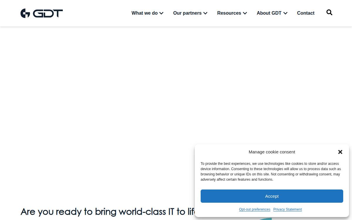 General Datatech website preview