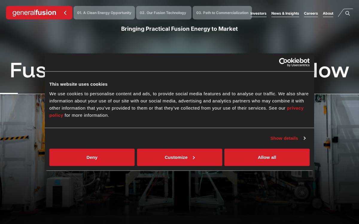 General Fusion website preview