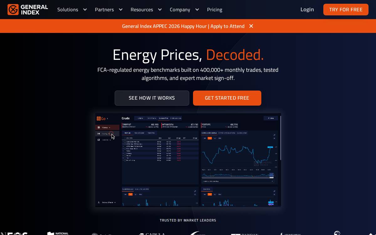 General Index website preview