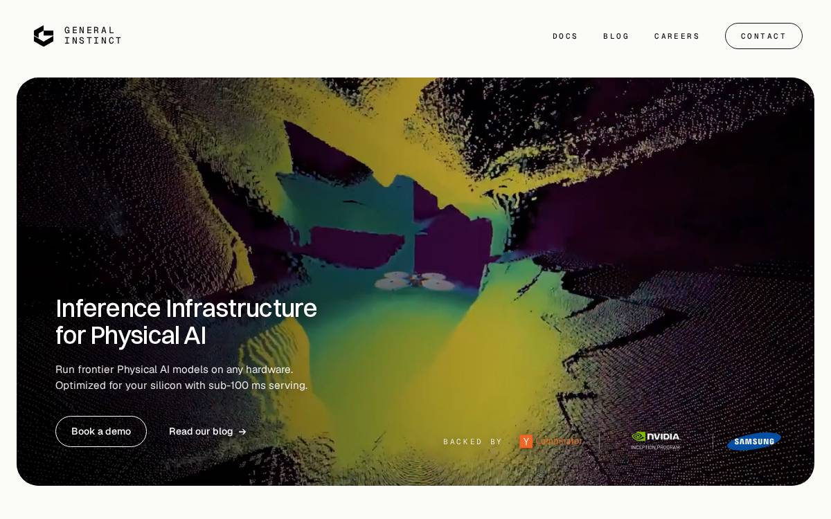 General Instinct website preview