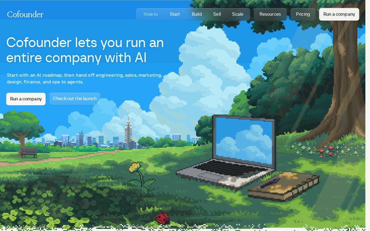 General Intelligence website preview
