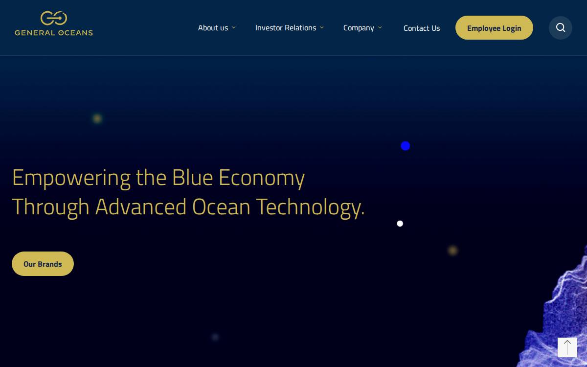 General Oceans website preview
