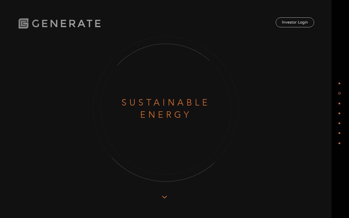 Generate Capital website preview
