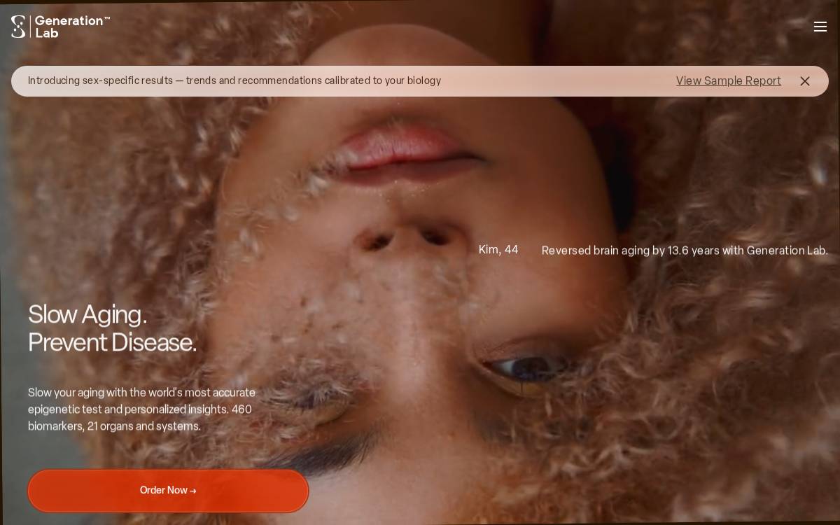 Generation Lab website preview