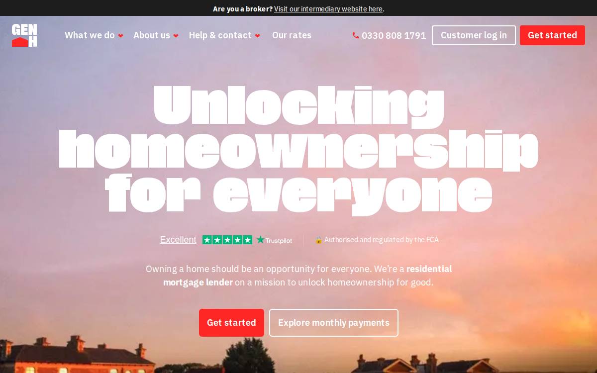 Generation Home website preview