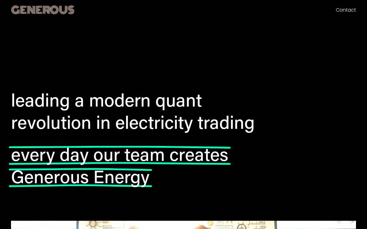 Generous website preview