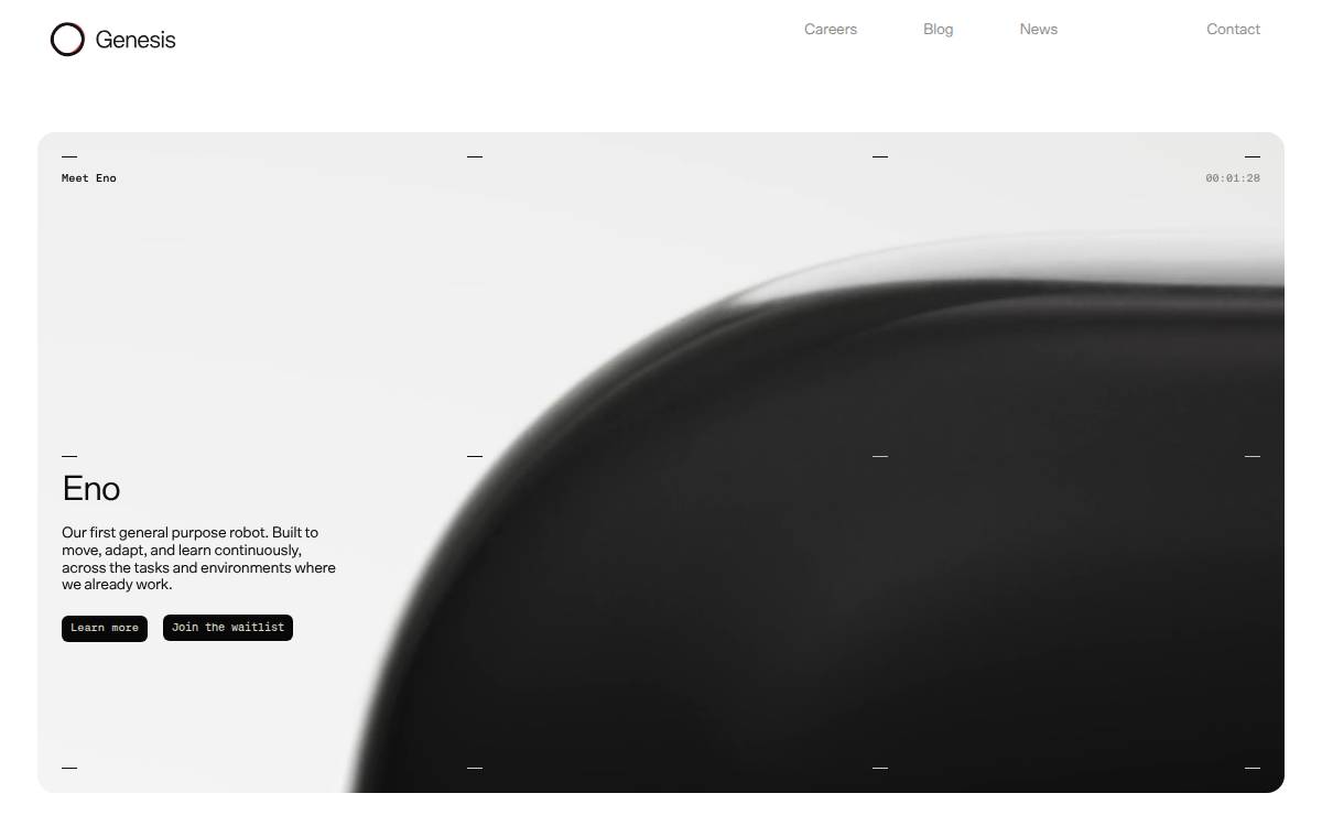 Genesis Ai website preview