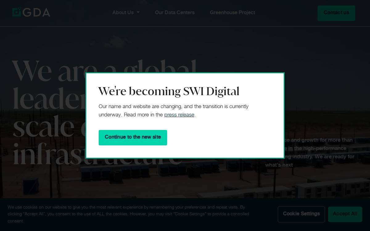 Genesis Digital Assets website preview