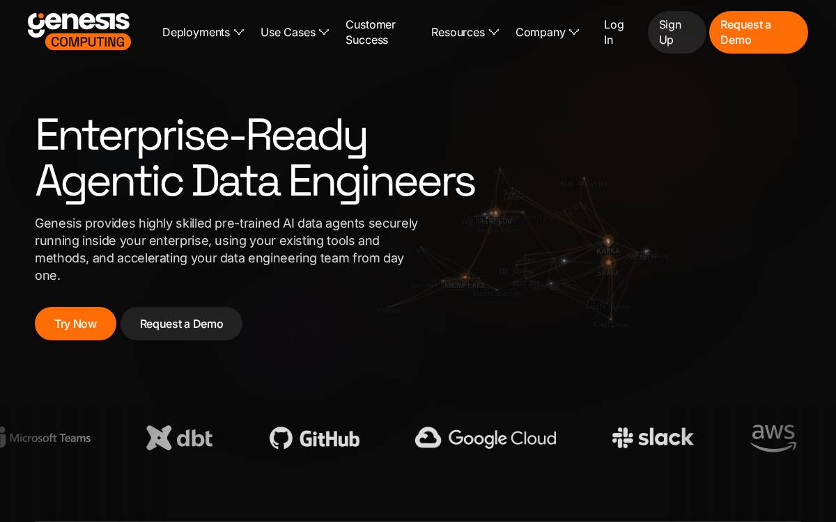 Genesis website preview