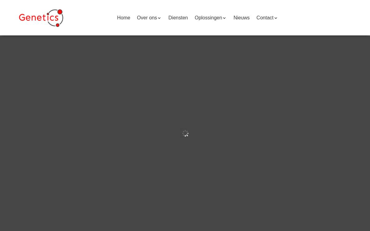 Genetics website preview