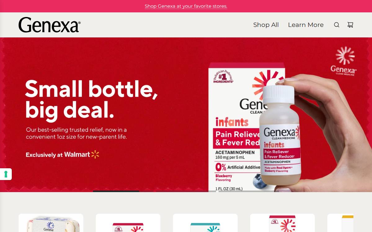 Genexa website preview