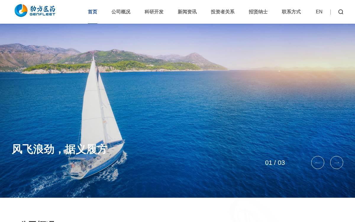 Genfleet website preview