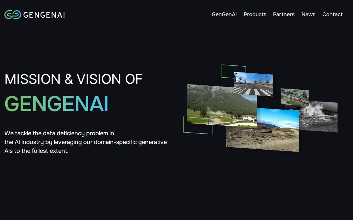 GenGenAI website preview