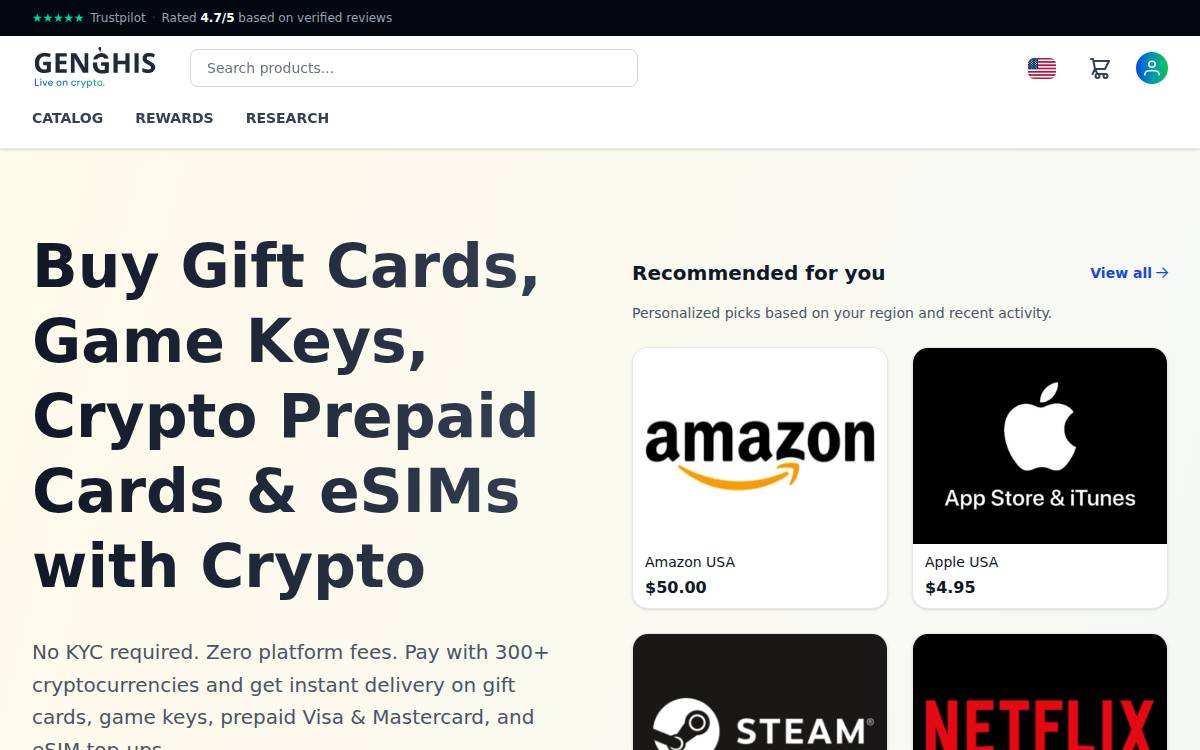 Genghis website preview