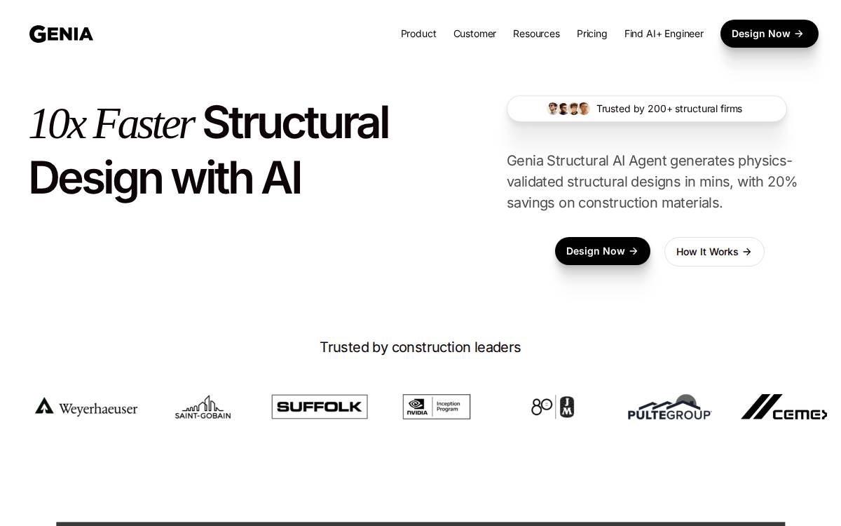 Genia Designs website preview