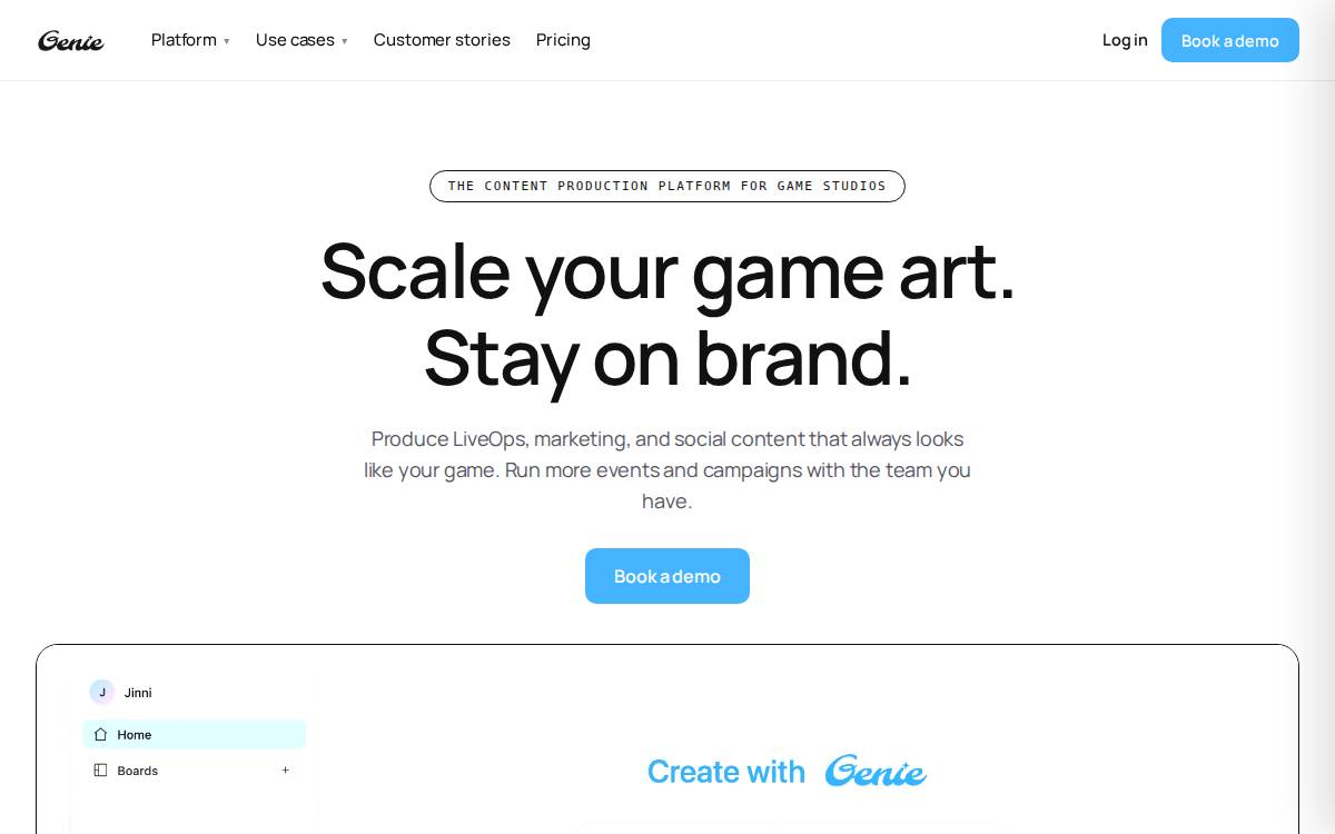 Genielabs website preview