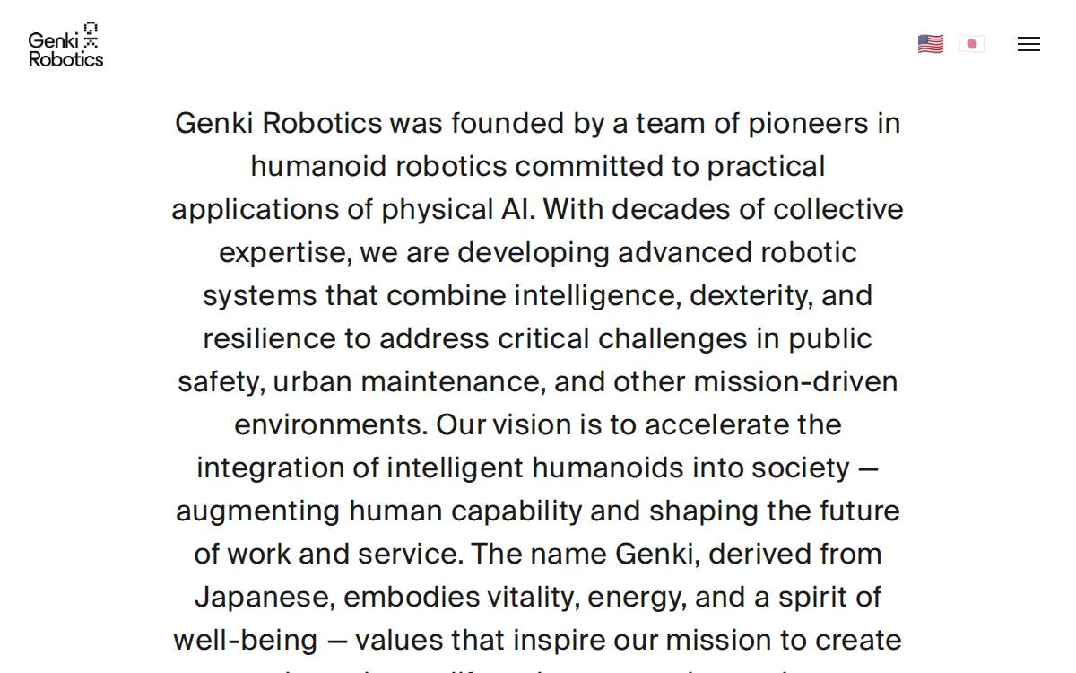 Genki website preview