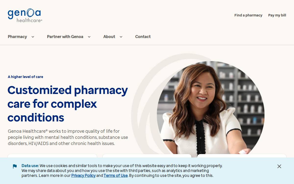 Genoa Healthcare website preview