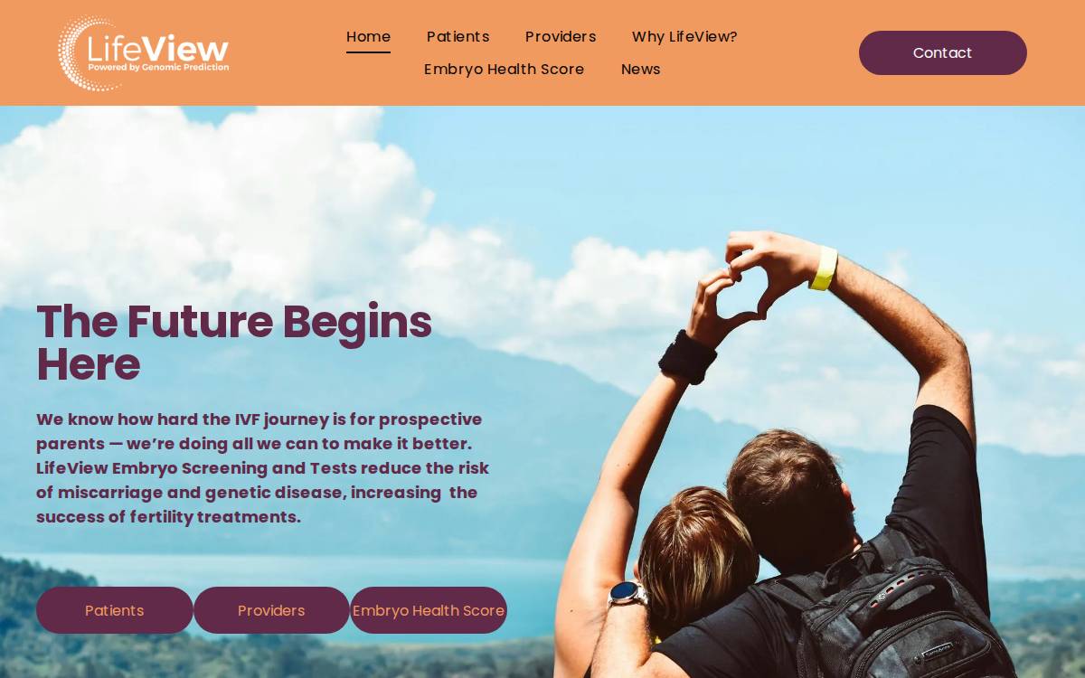 Genomic Prediction website preview