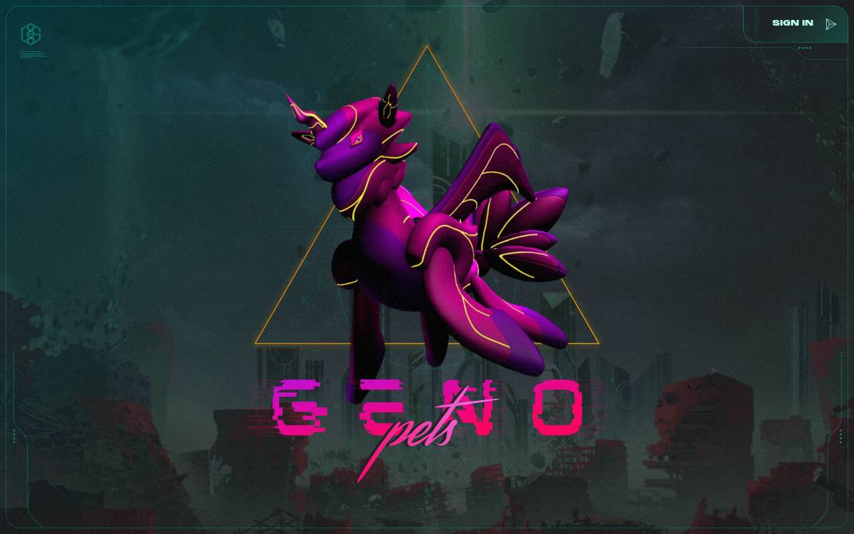 Genopets website preview