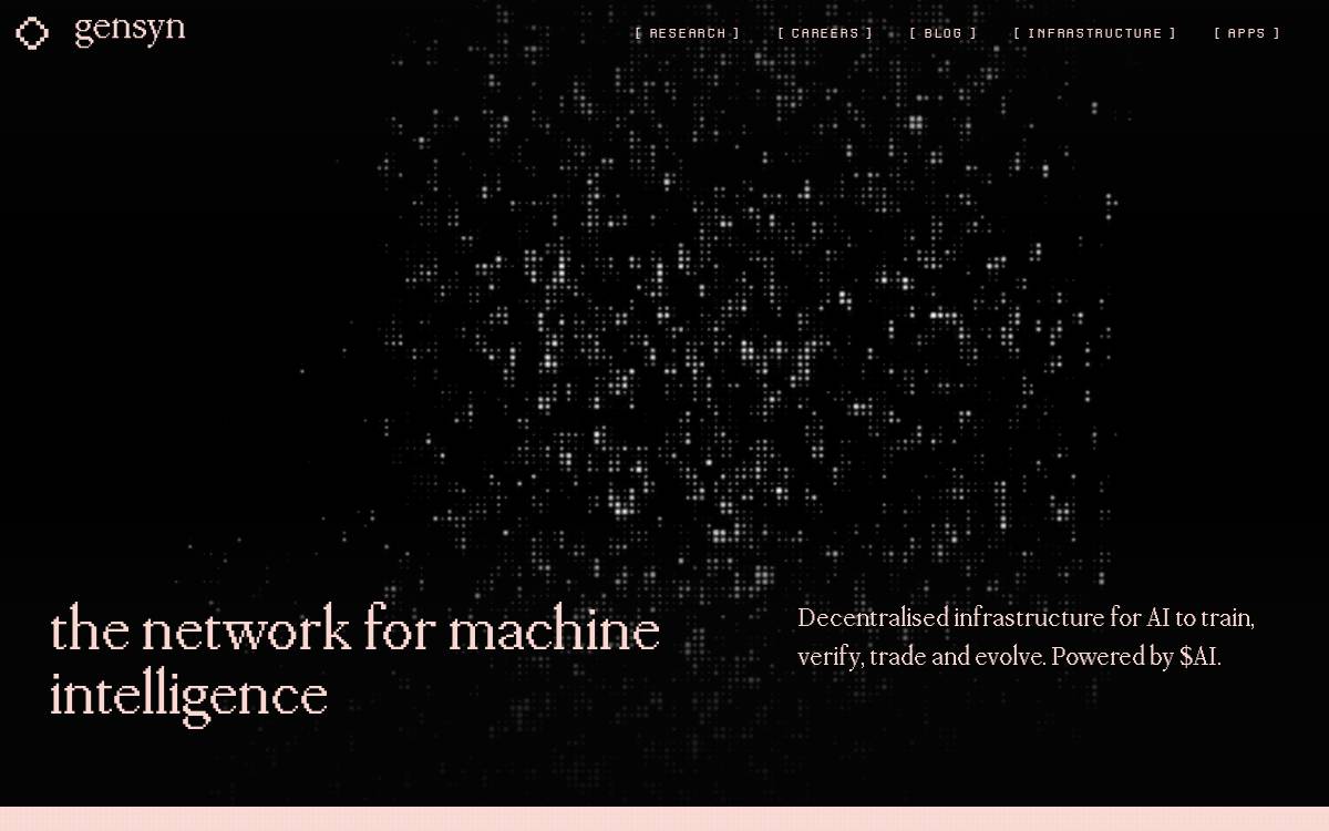 Gensyn website preview