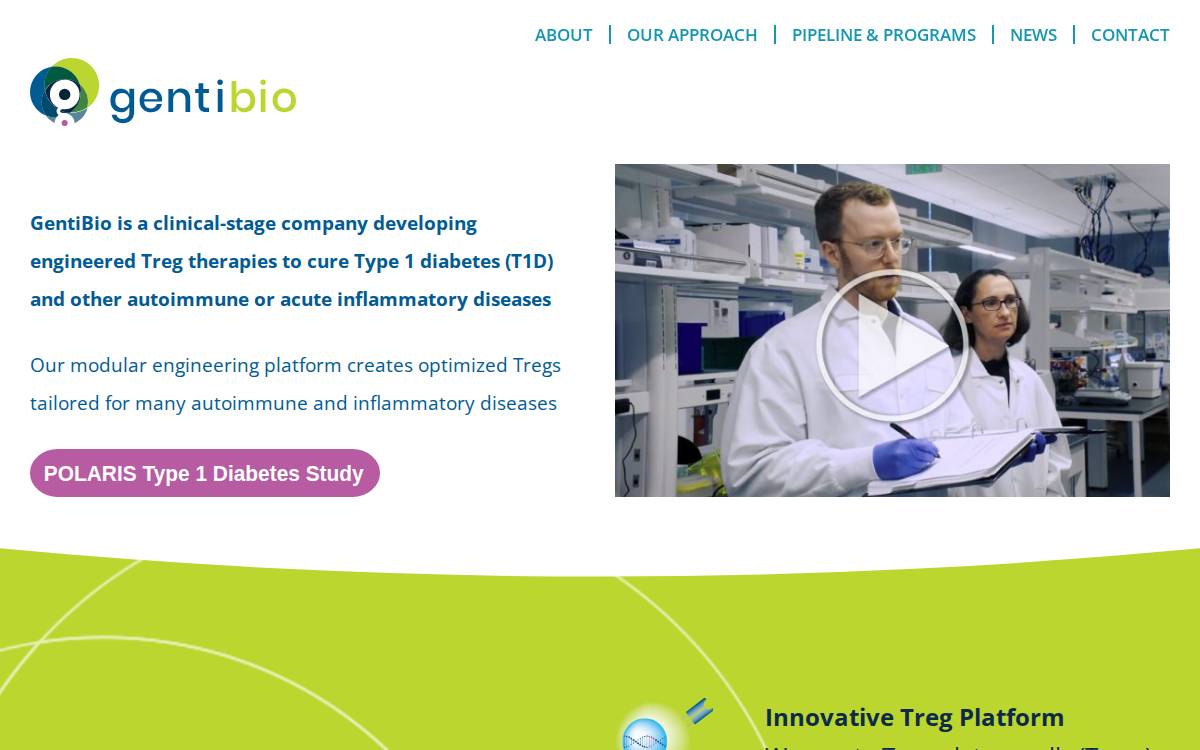 GentiBio website preview