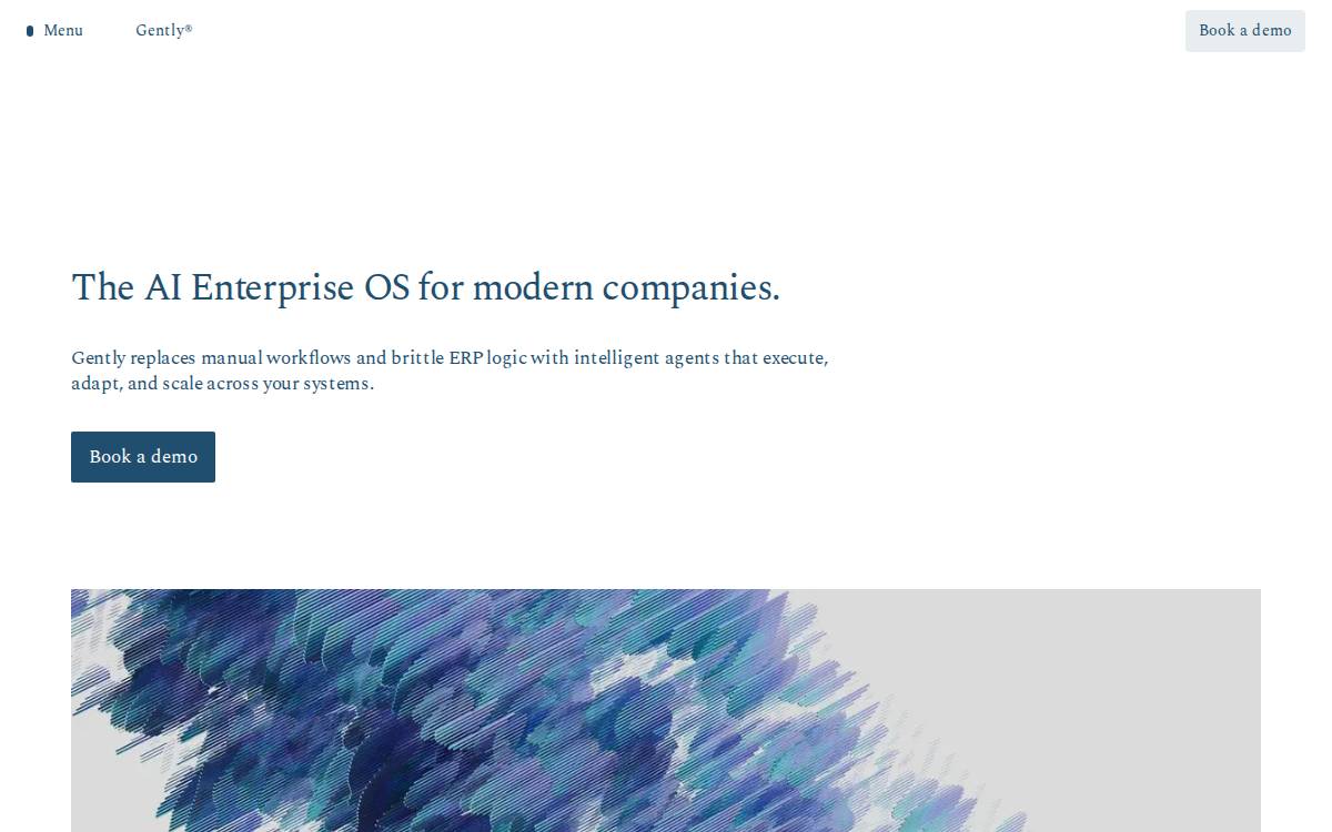 Gently Ai website preview