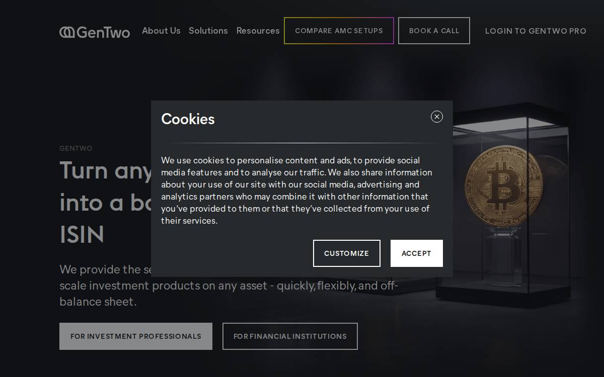GenTwo website preview