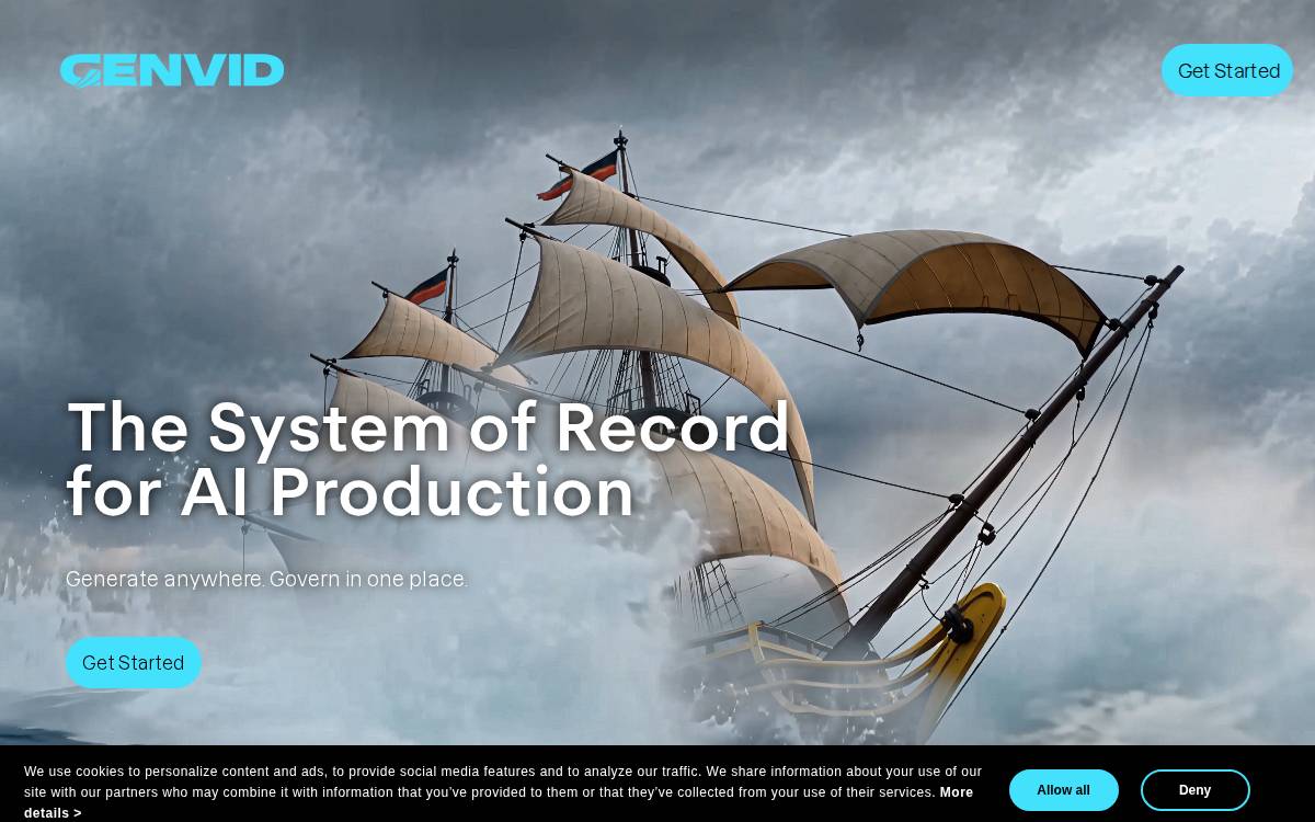 Genvid website preview
