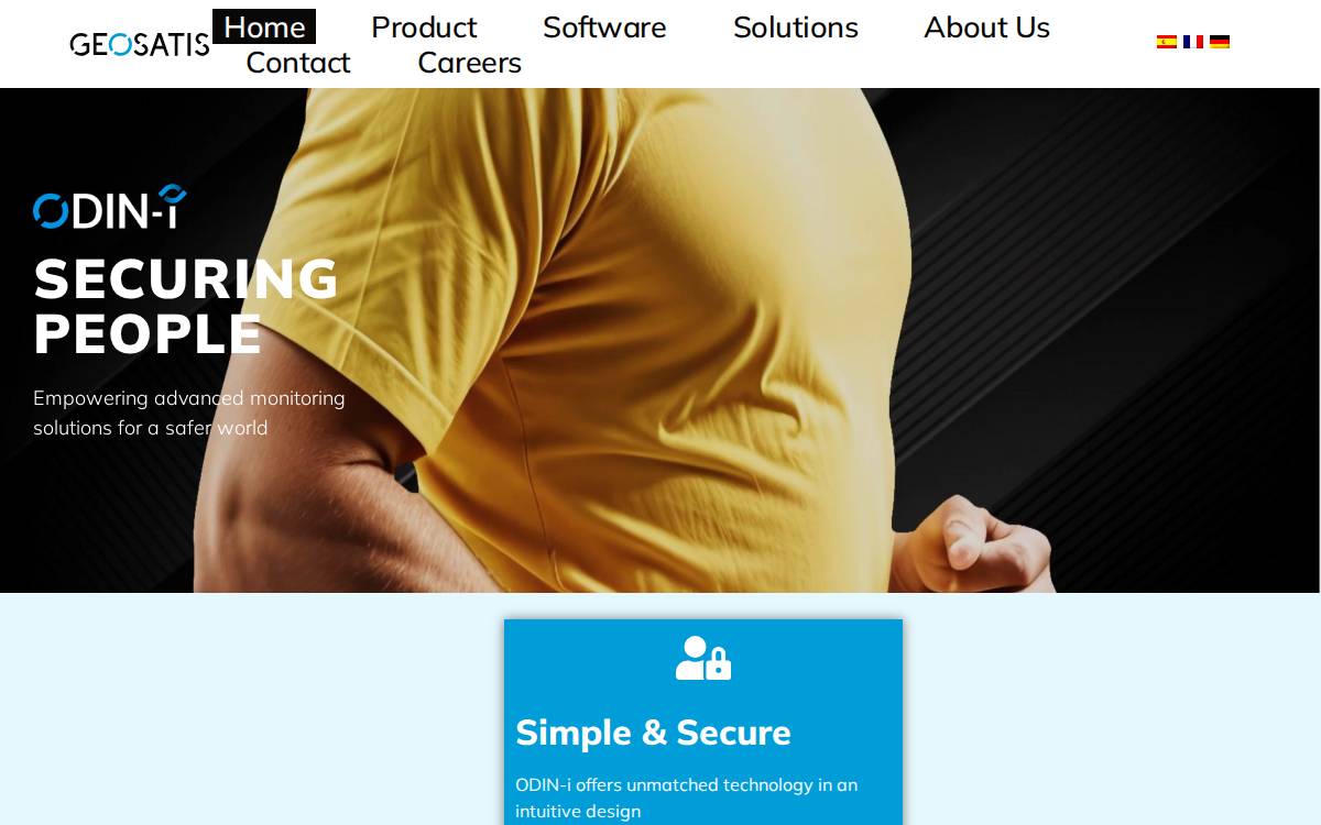 Geo Satis website preview