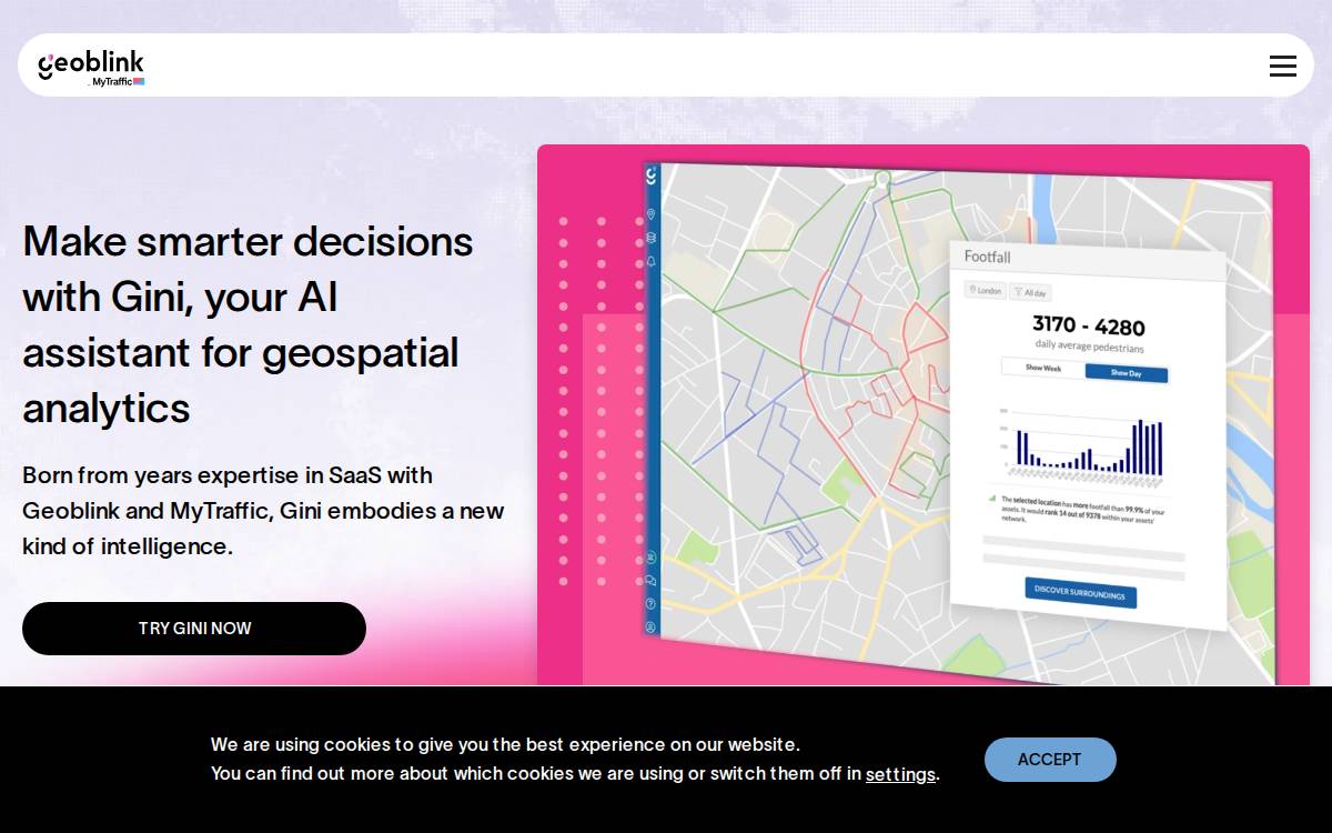 Geoblink website preview