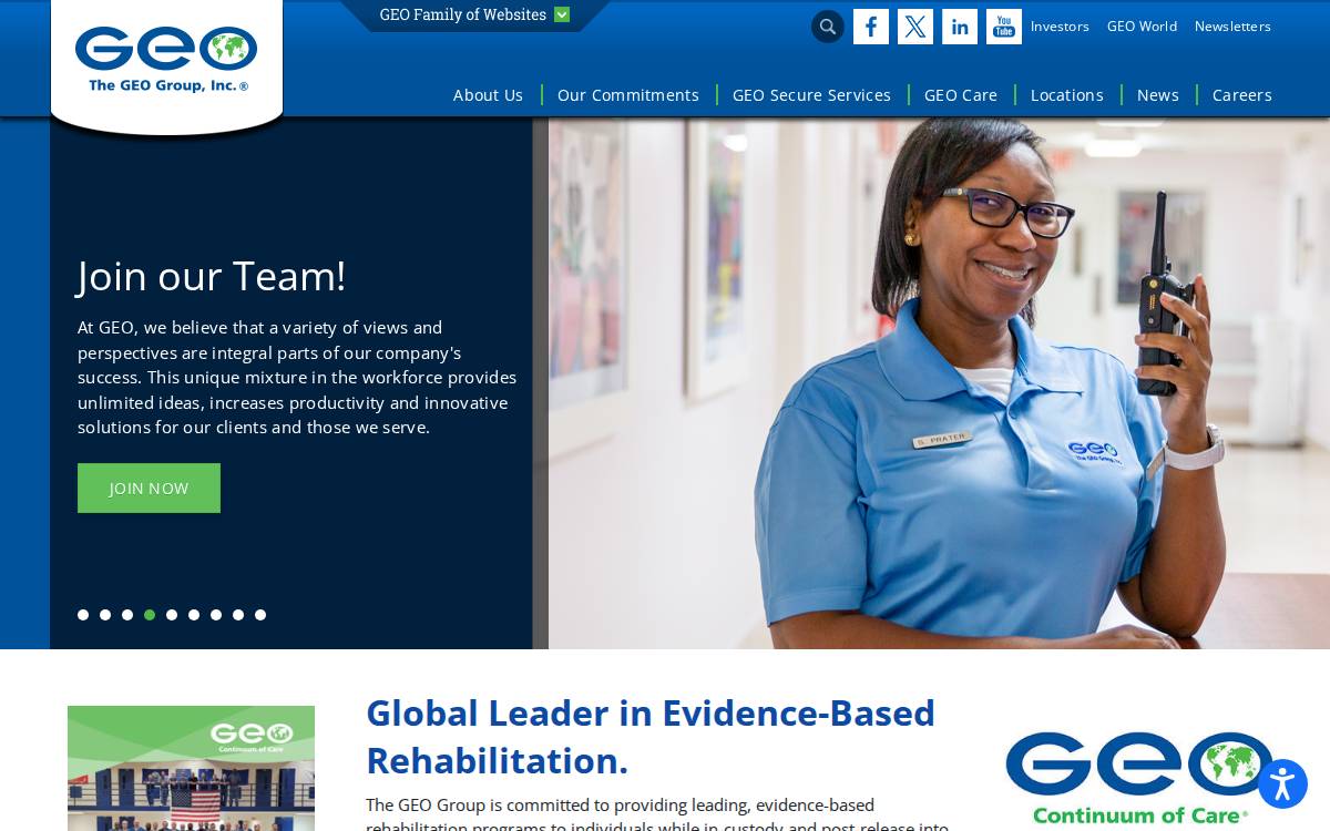 Geogroup website preview