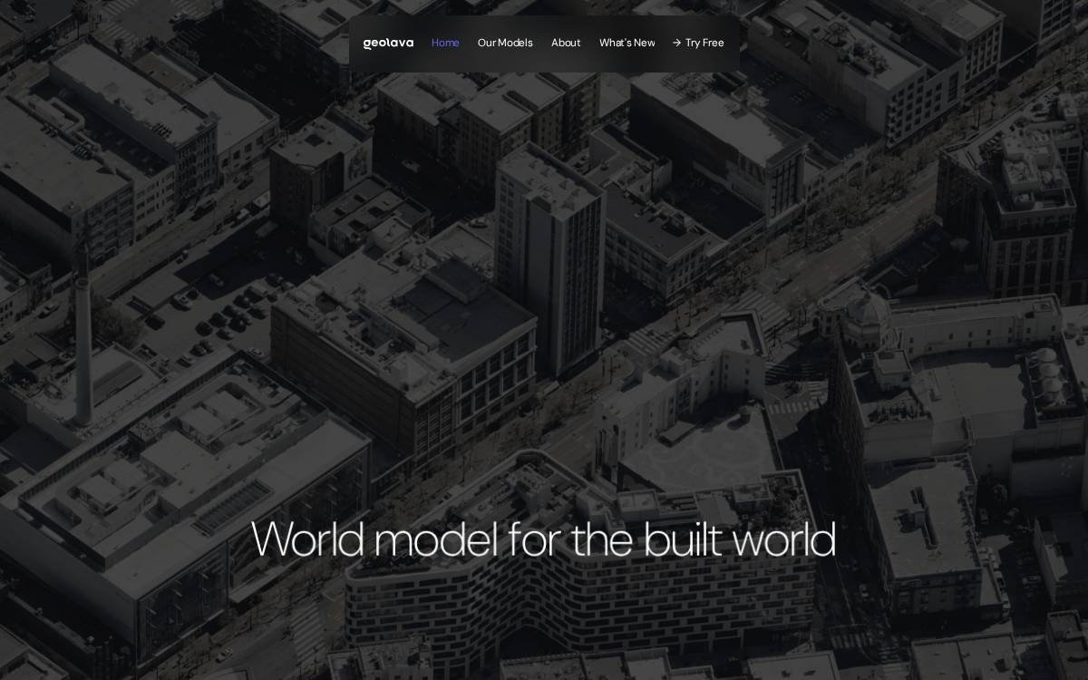 Geolava website preview