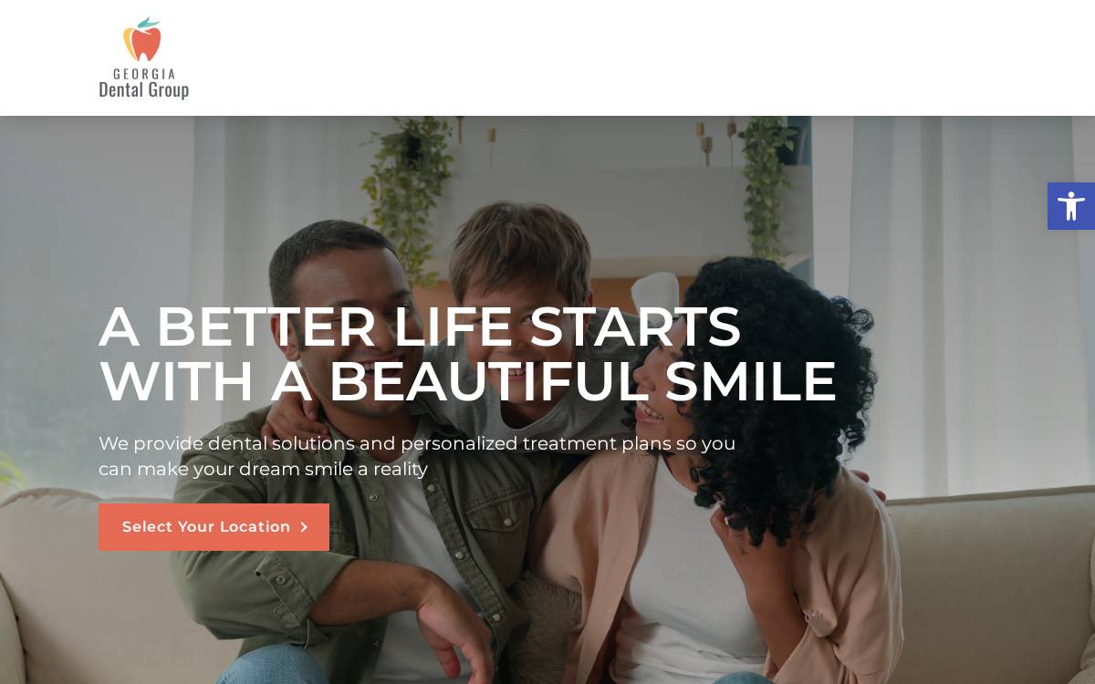Georgia Dental website preview