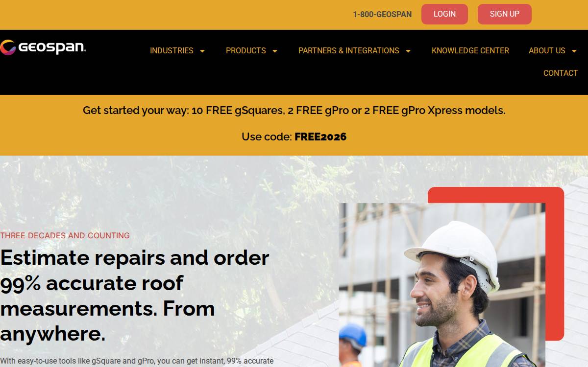 Geospan website preview