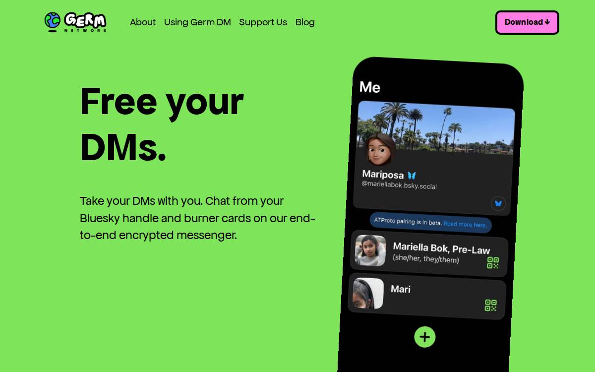 Germ Network website preview