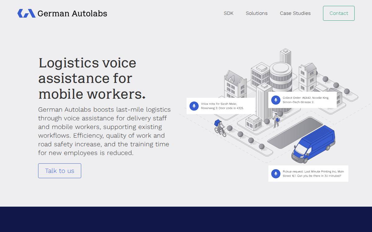 German Autolabs website preview