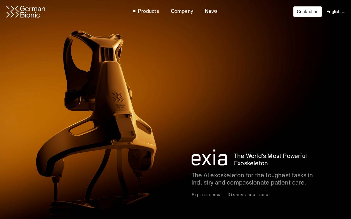 German Bionic website preview