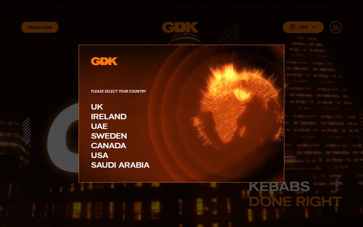 German Doner Kebab website preview