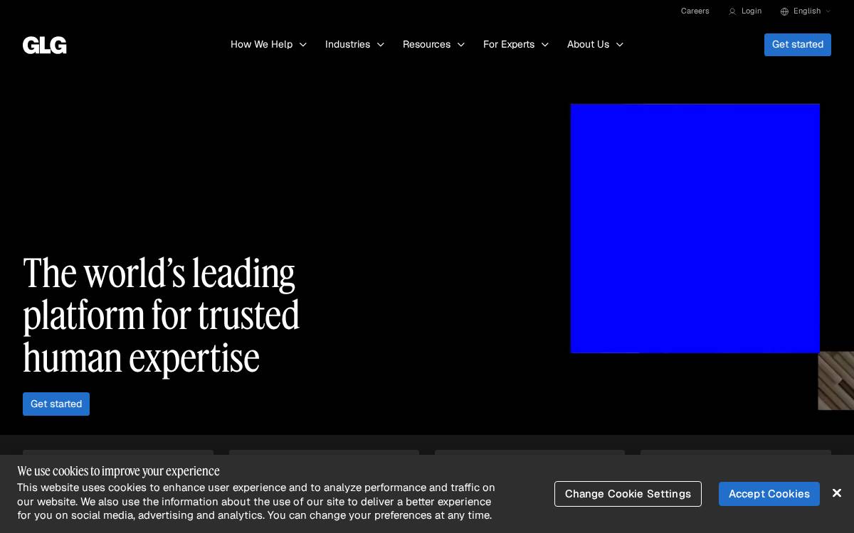 Gerson Lehrman Group website preview