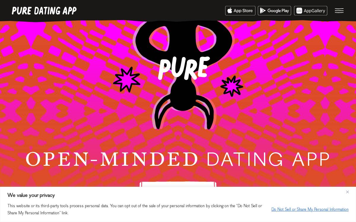 Get-Pure website preview