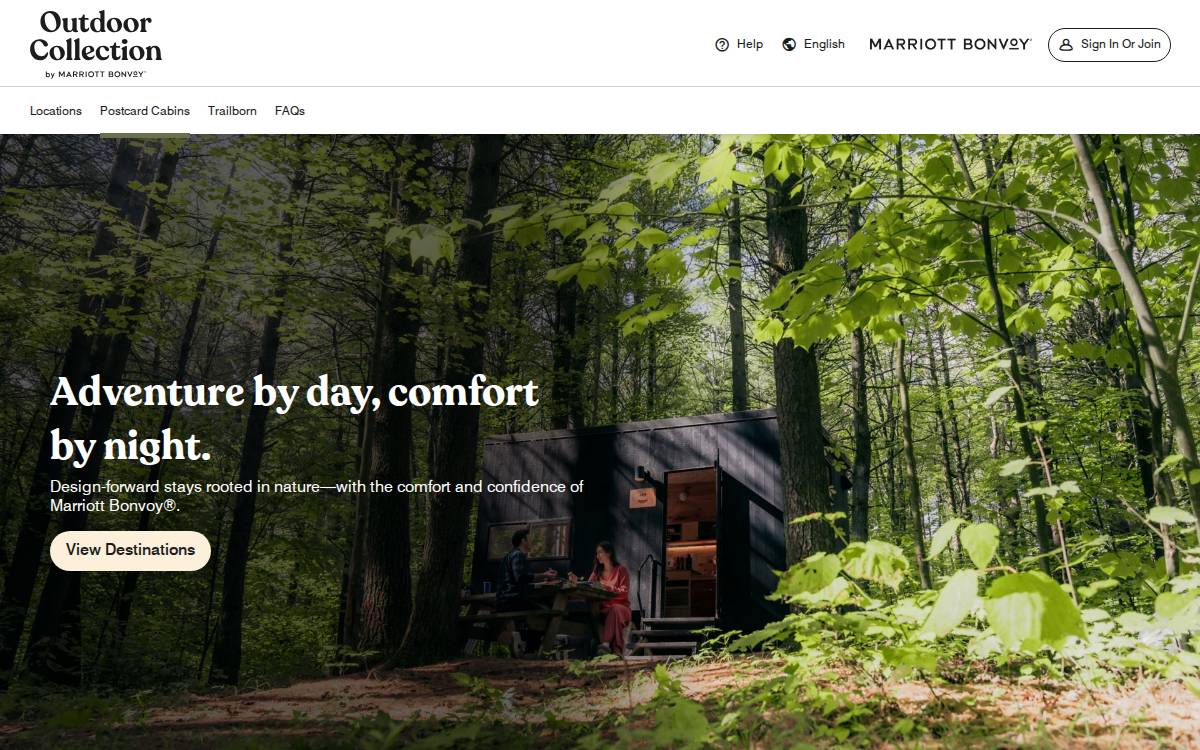 Getaway website preview