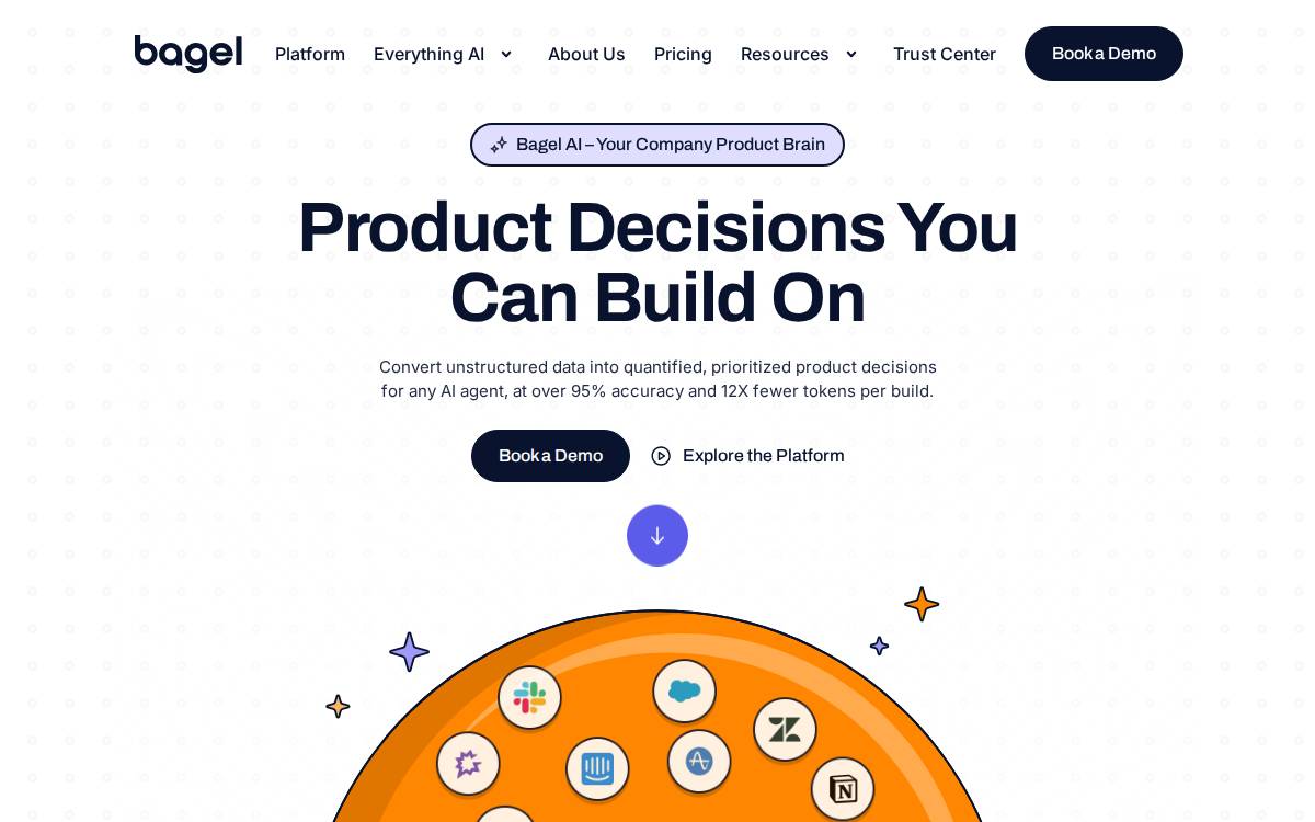 Getbagel website preview