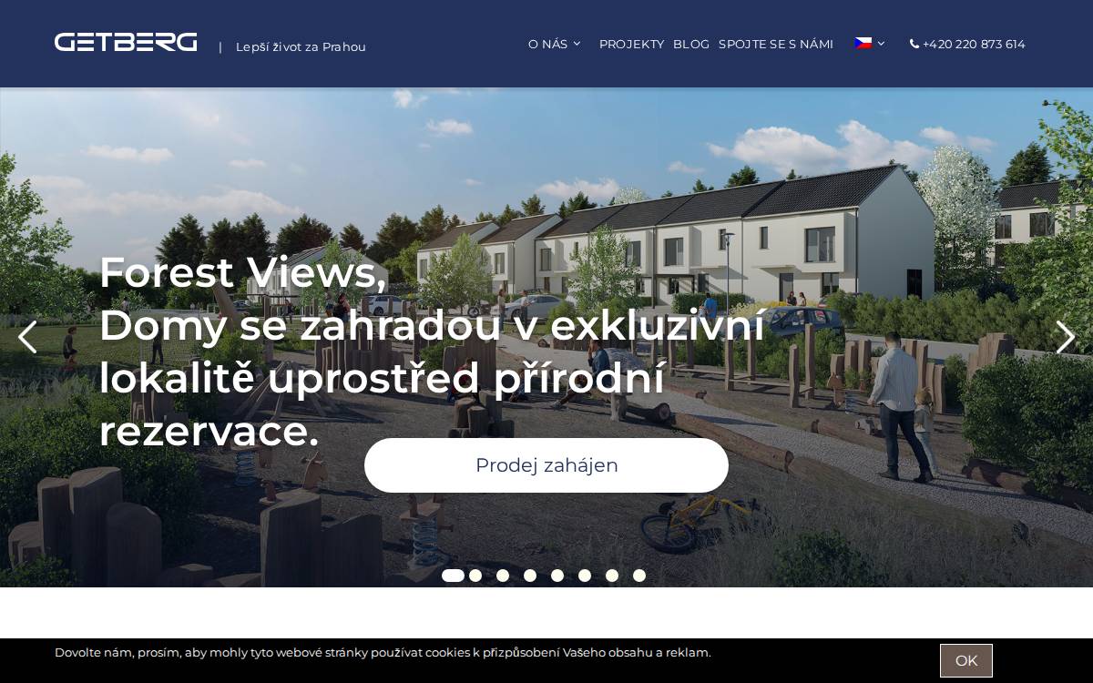 Getberg website preview