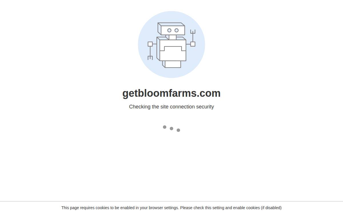 Getbloomfarms website preview