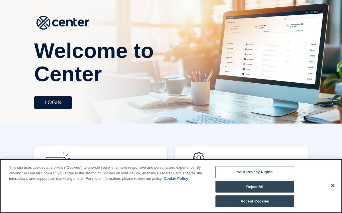 Getcenter website preview
