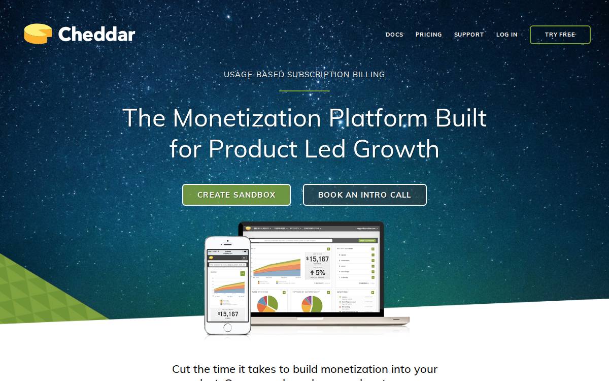 GetCheddar website preview